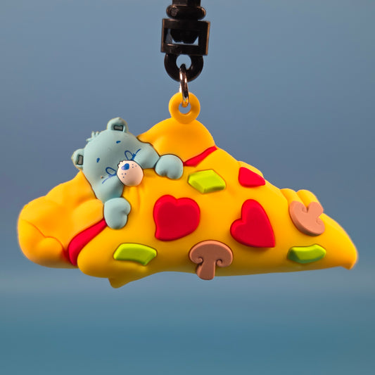Monogram Care Bears Bag Clip S2 - Bedtime Bear (Pizza)