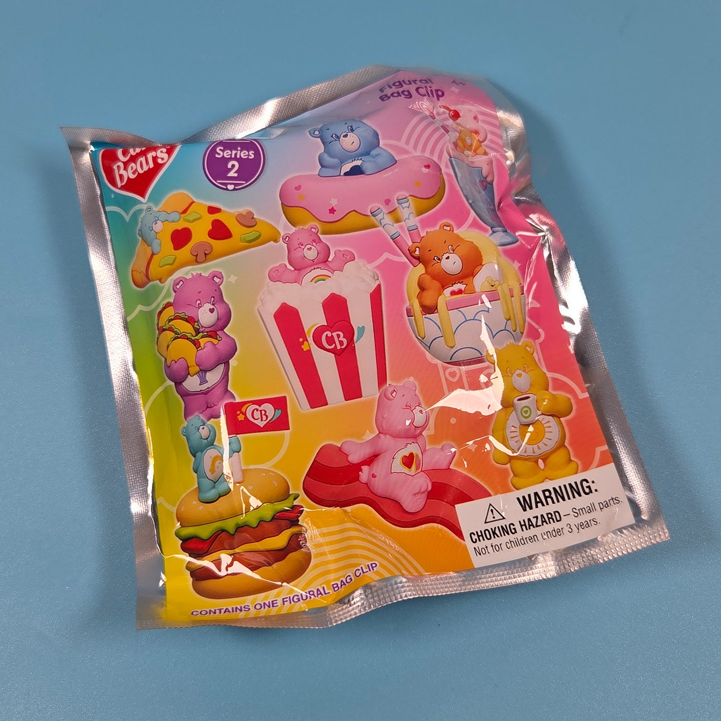 Monogram Care Bears Bag Clip S2 - Bedtime Bear (Pizza)