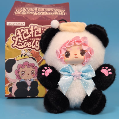 Lovely Emma Hugging Series Plush Charm - Bee Panda