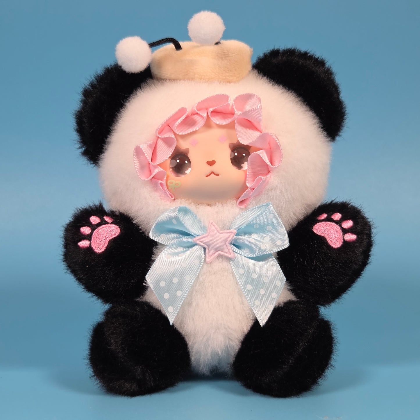 Lovely Emma Hugging Series Plush Charm - Bee Panda