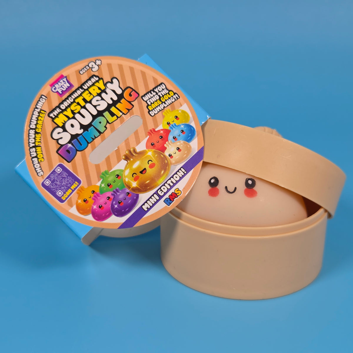 RMS Crazy Fun Mystery Squishy Dumpling Mini Edition - Beige