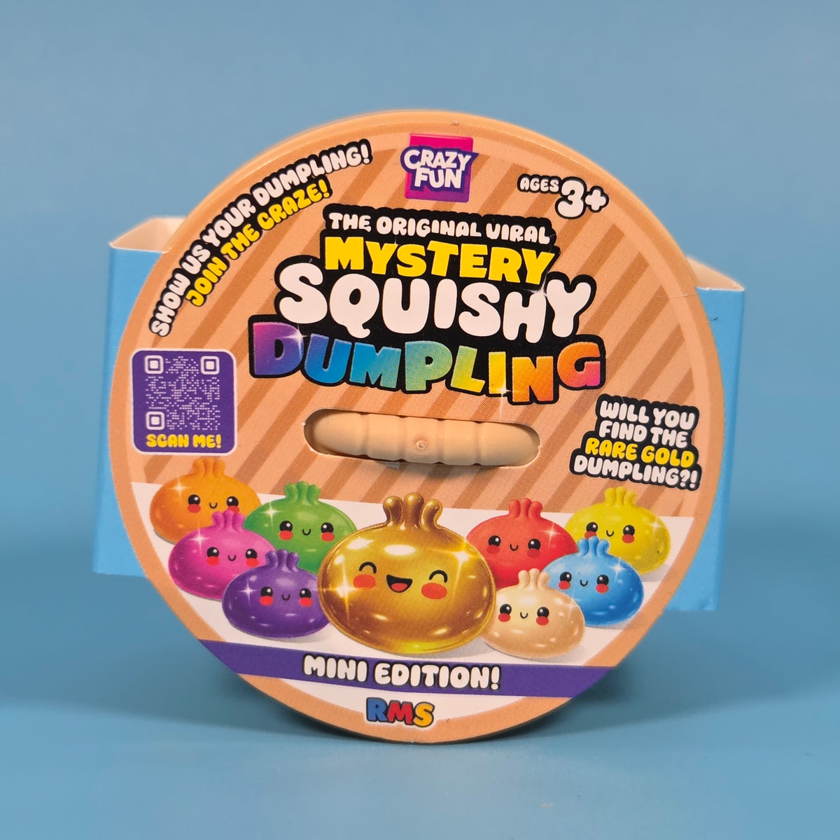 RMS Crazy Fun Mystery Squishy Dumpling Mini Edition - Beige
