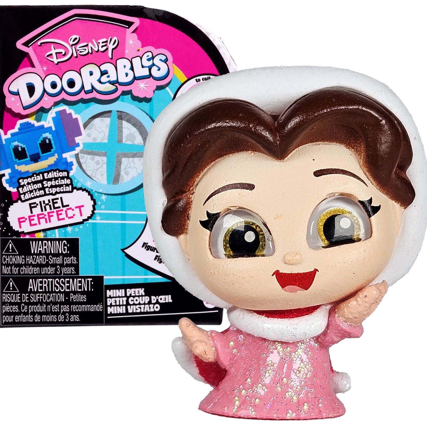 Disney Doorables S12 Pixel Perfect - Belle (Common) Disney Princesses