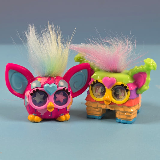 Hasbro Furby Minis - Birthday Party Themed Pair inc Pinata
