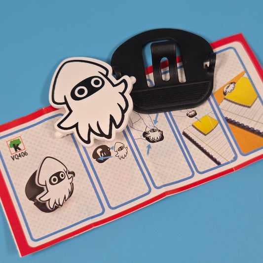 Super Mario Kinder Joy - Blooper Paper Clip (VQ406)