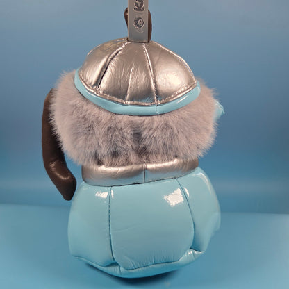 KIMMON Let's Cafe Plush Doll Pendant - Blue Mountain Mocha