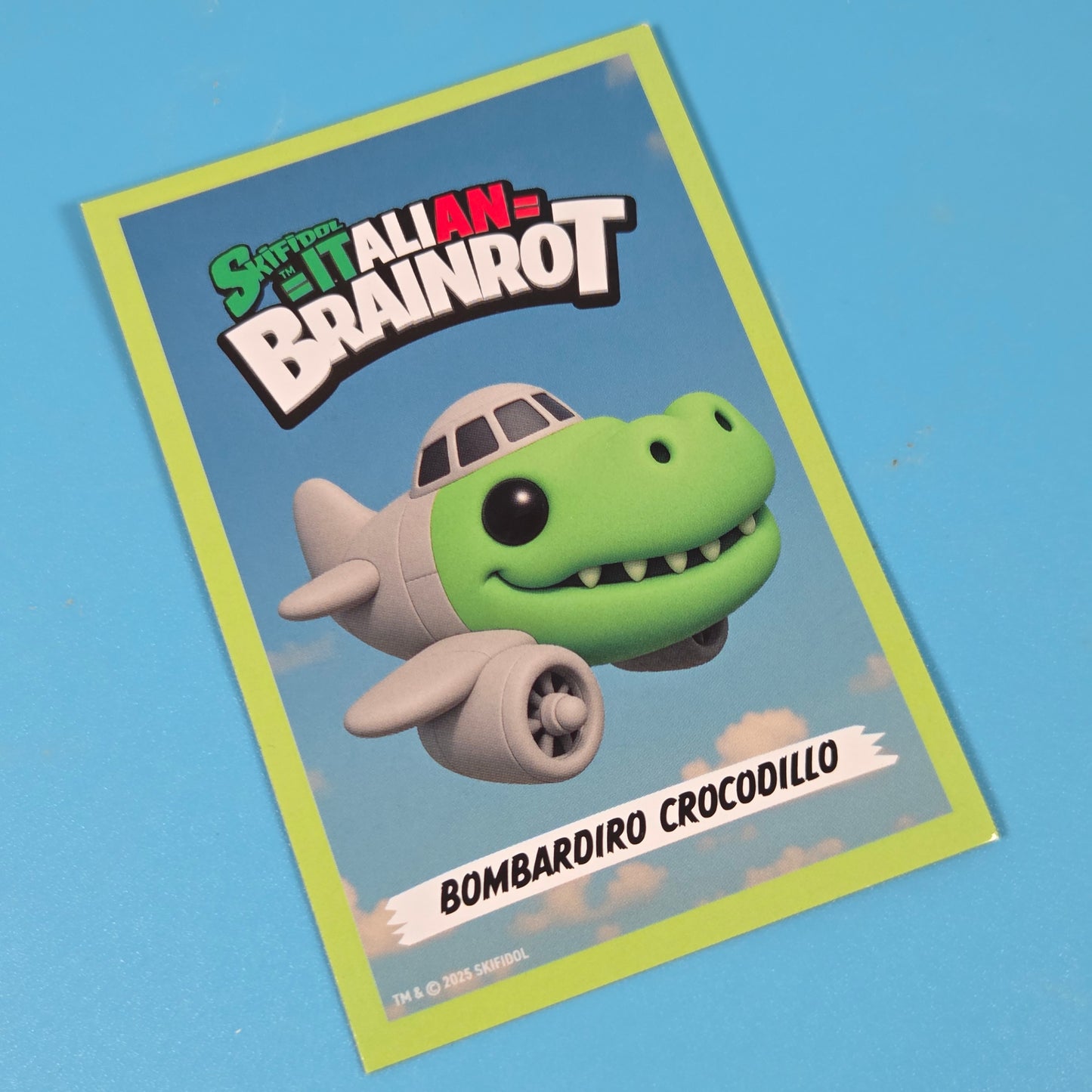 Skifidol Italian Brainrot Keychain - Bombardiro Crocodillo