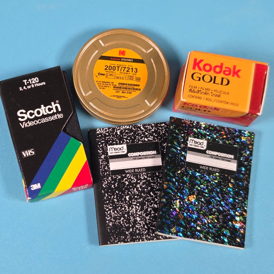 Retro Mini Brands Bundle #2 inc Scotch VHS, Kodak Film, Mead Notepads