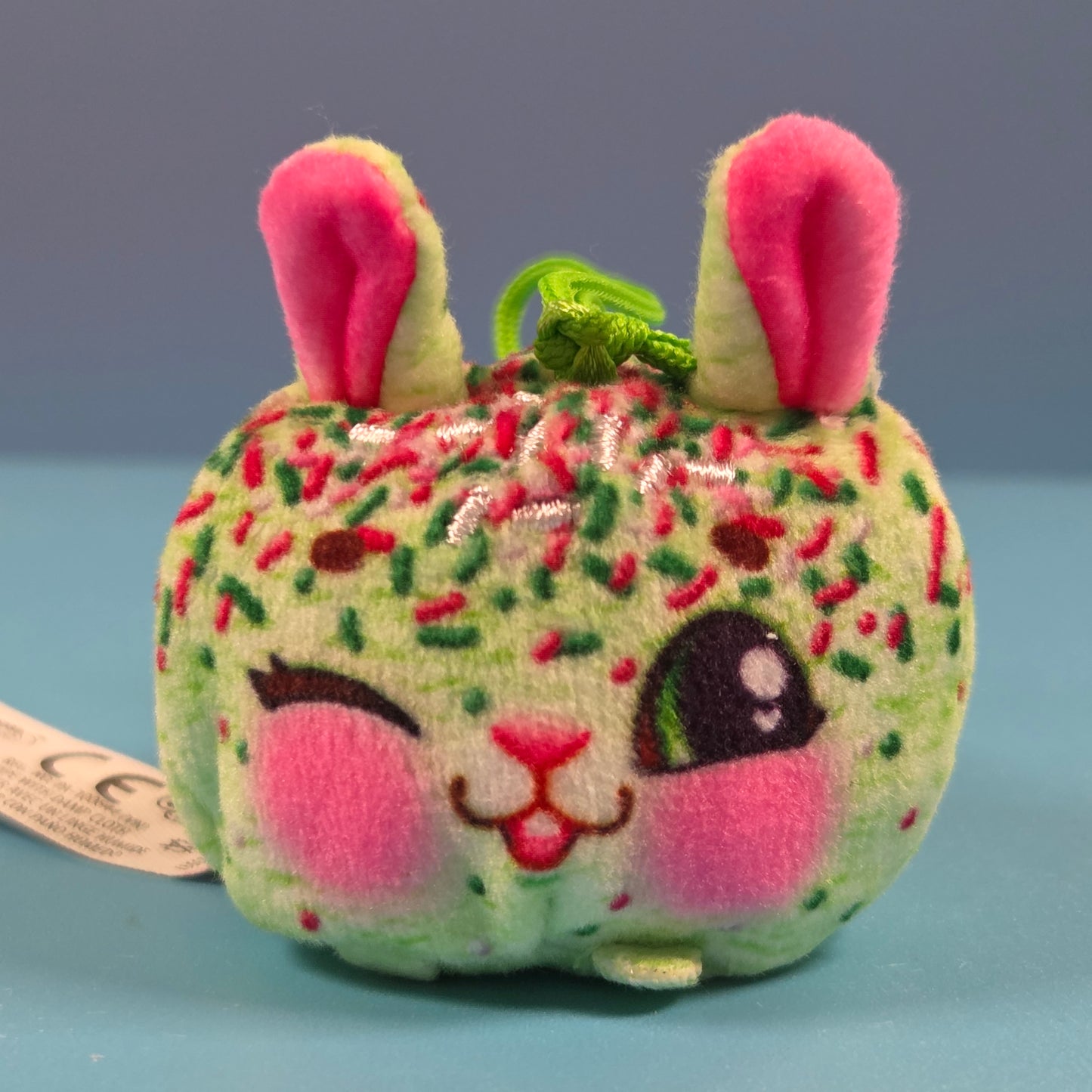 Cookeez Makery Yum Yumz Scented Plushie - Candy Cane Crunch Bunny (Rare)