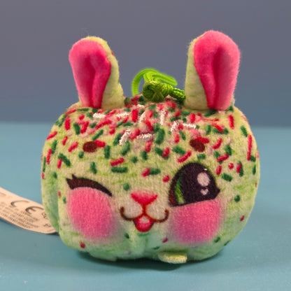Cookeez Makery Yum Yumz Scented Plushie - Candy Cane Crunch Bunny (Rare)