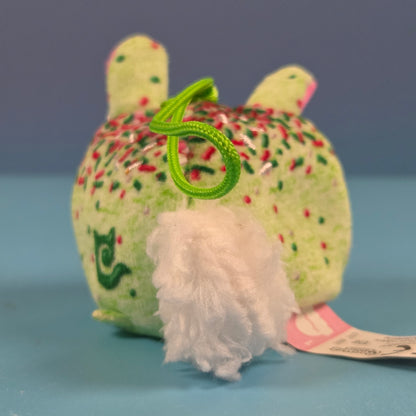 Cookeez Makery Yum Yumz Scented Plushie - Candy Cane Crunch Bunny (Rare)