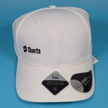 Official YouTube Shorts Cap Hat - Flexfit Baseball White Limited Edition