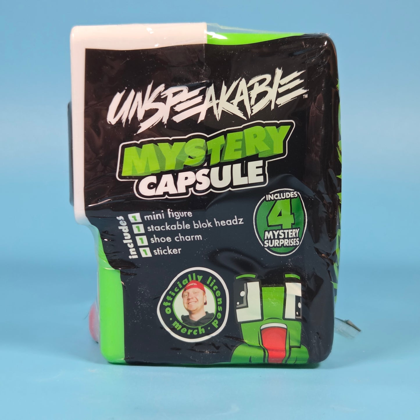Unspeakable Mystery Capsule Series 1 inc Mini Figure, Blok Headz, Shoe Charm, Sticker (Set 1)
