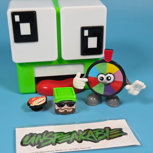 Unspeakable Mystery Capsule Series 1 inc Mini Figure, Blok Headz, Shoe Charm, Sticker (Set 1)