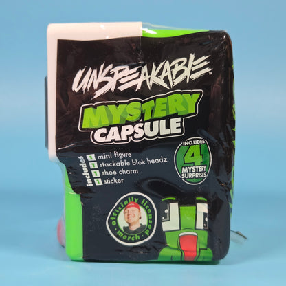 Unspeakable Mystery Capsule Series 1 inc Mini Figure, Blok Headz, Shoe Charm, Sticker (Set 2)