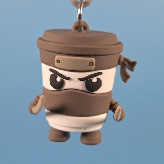 Skifidol Italian Brainrot Keychain - Capuchino Assassino