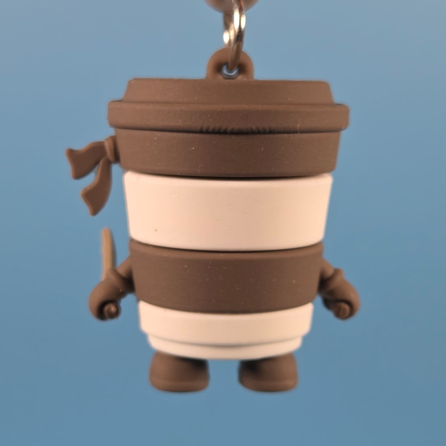 Skifidol Italian Brainrot Keychain - Capuchino Assassino