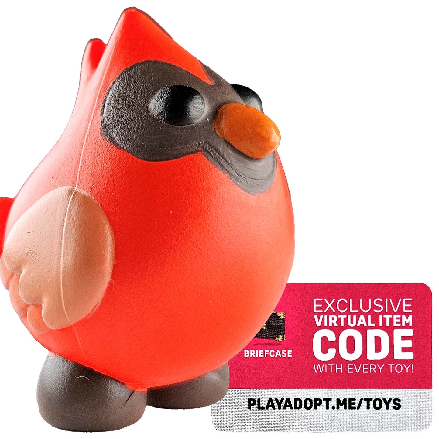 Adopt Me Mystery Pets Series 1 - Cardinal (Uncommon) with Briefcase Code