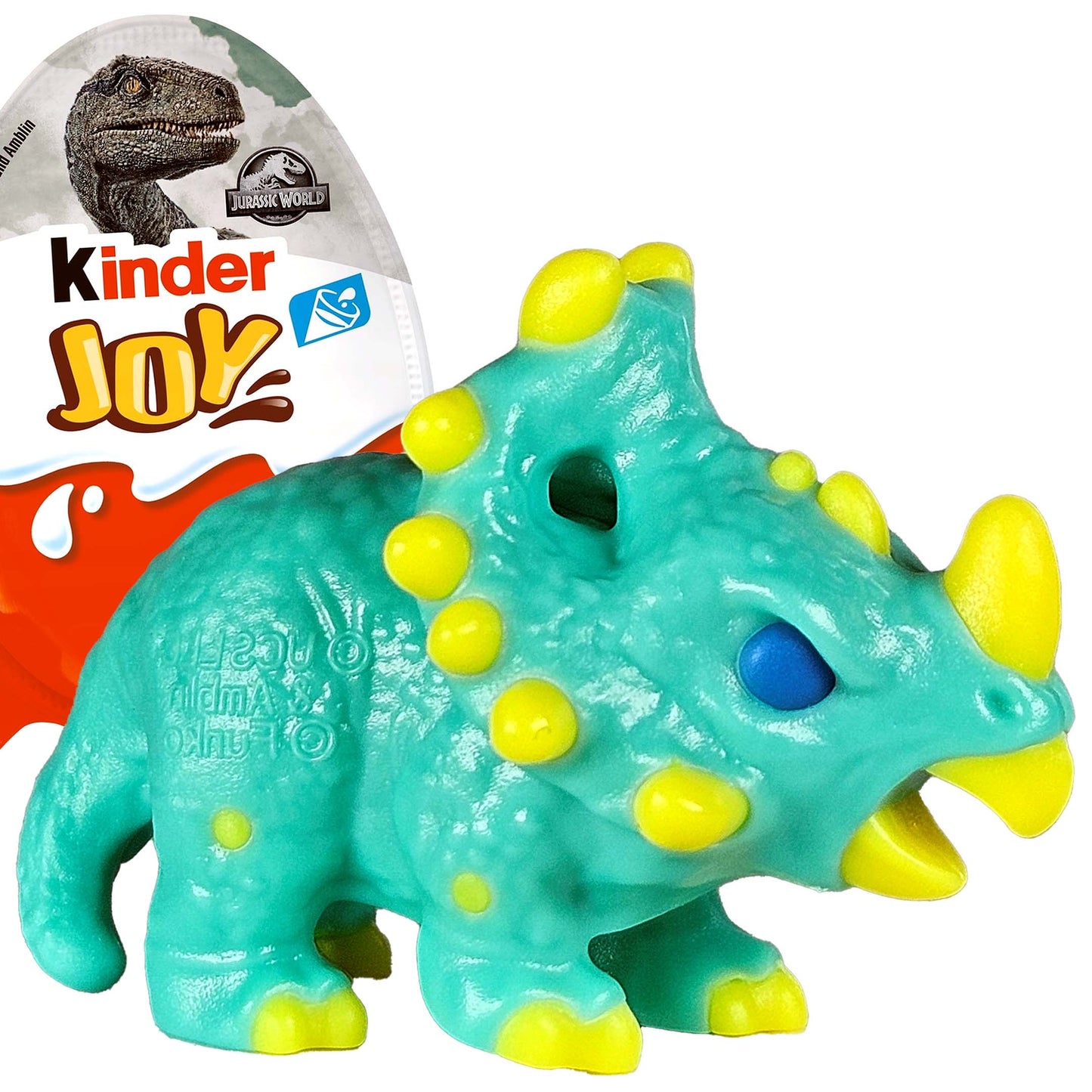 Funko x Jurassic World Kinder Joy - Chasmosaurus (VQ326) Cable Hugger