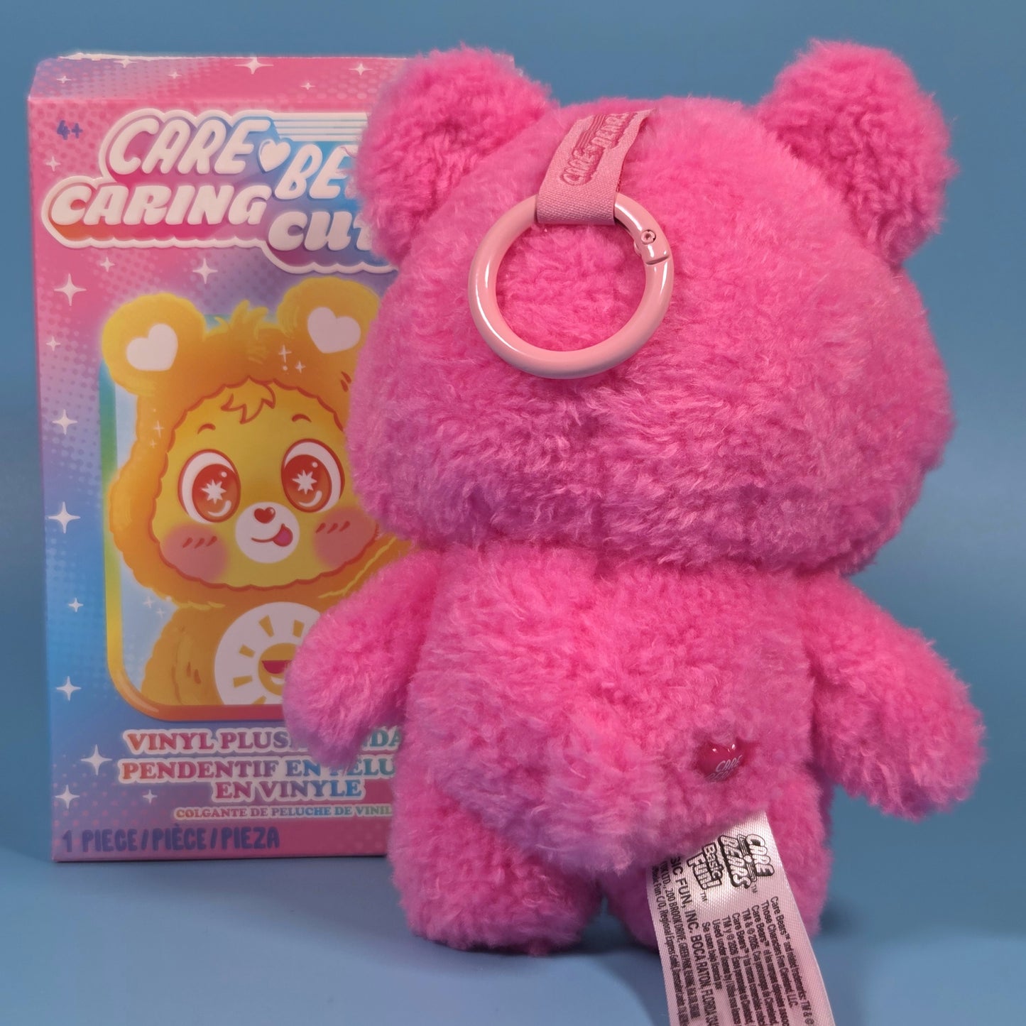 Care Bears Caring Cuties Plush Danglers - Cheer Bear