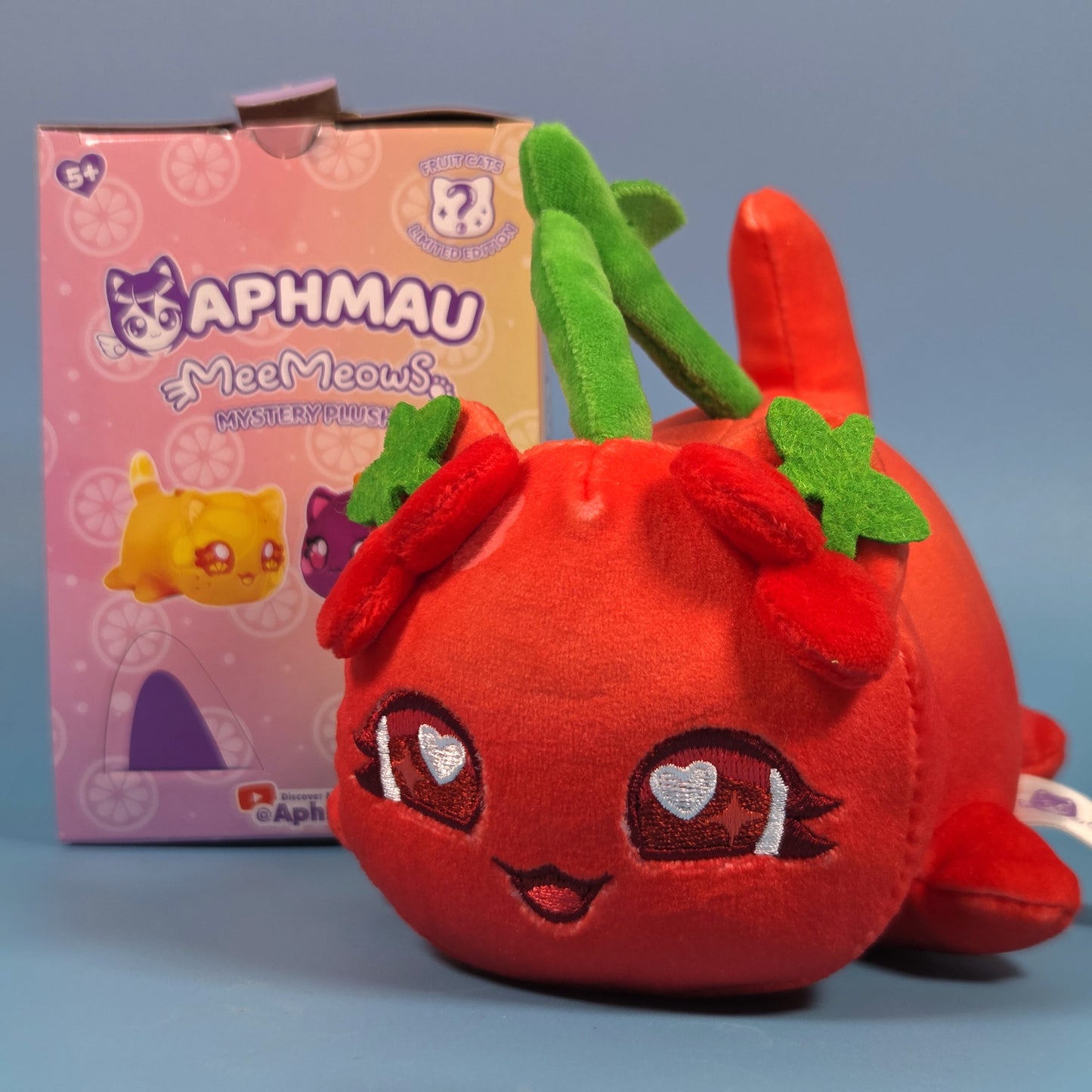 Aphmau MeeMeows Mini Plush Fruit Cats - Cherry