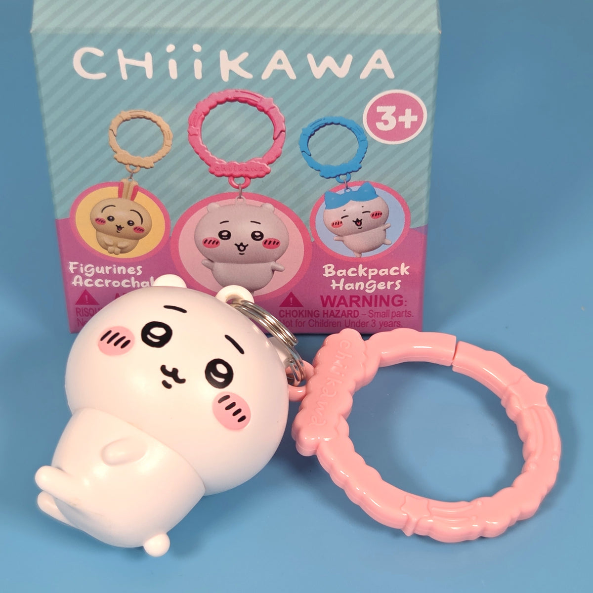 Just Toys Chiikawa Backpack Hangers - Chiikawa (Sitting)