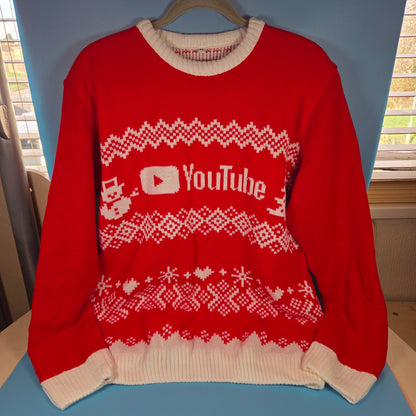 Official YouTube Christmas Jumper XL - 2025 Creators Only Limited Edition