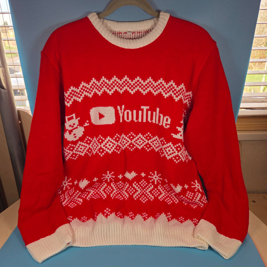 Official YouTube Christmas Jumper XL - 2025 Creators Only Limited Edition