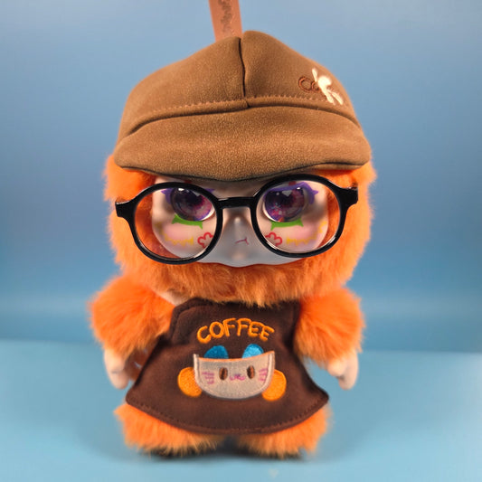 KIMMON Let's Cafe Plush Doll Pendant - Coffee Master