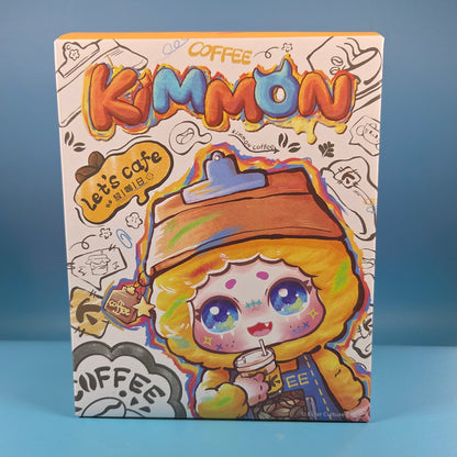 KIMMON Let's Cafe Plush Doll Pendant - Coffee Master