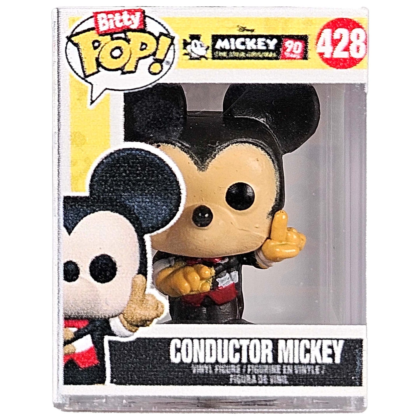 Disney Funko Bitty Pop! - Conductor Mickey - Rare (Mickey Mouse 90 Years) 428