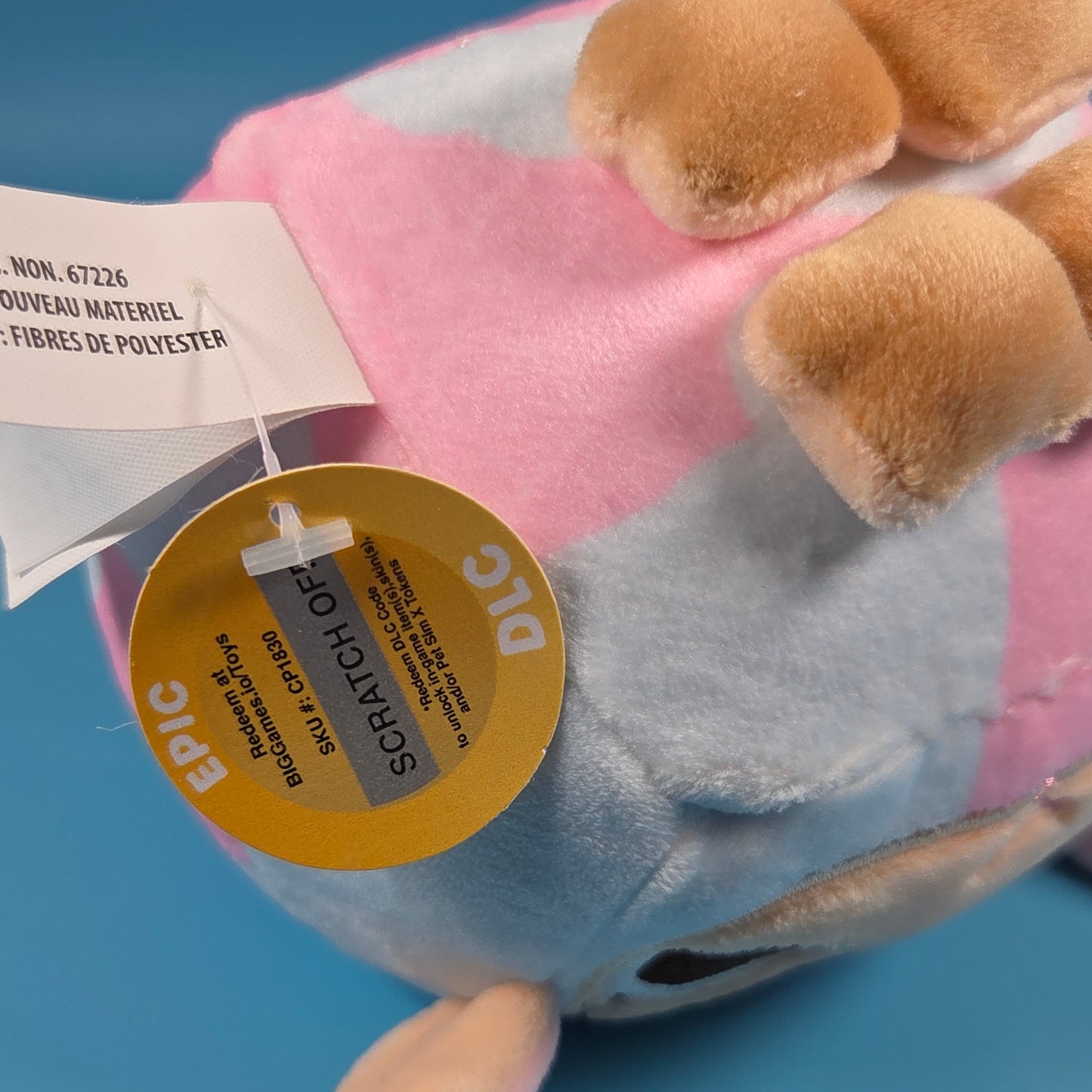 Pet Simulator Series 2 Treasure Plush - Cotton Candy Lamb