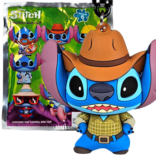 Disney Stitch 3D Bag Clip Series 6 - Cowboy