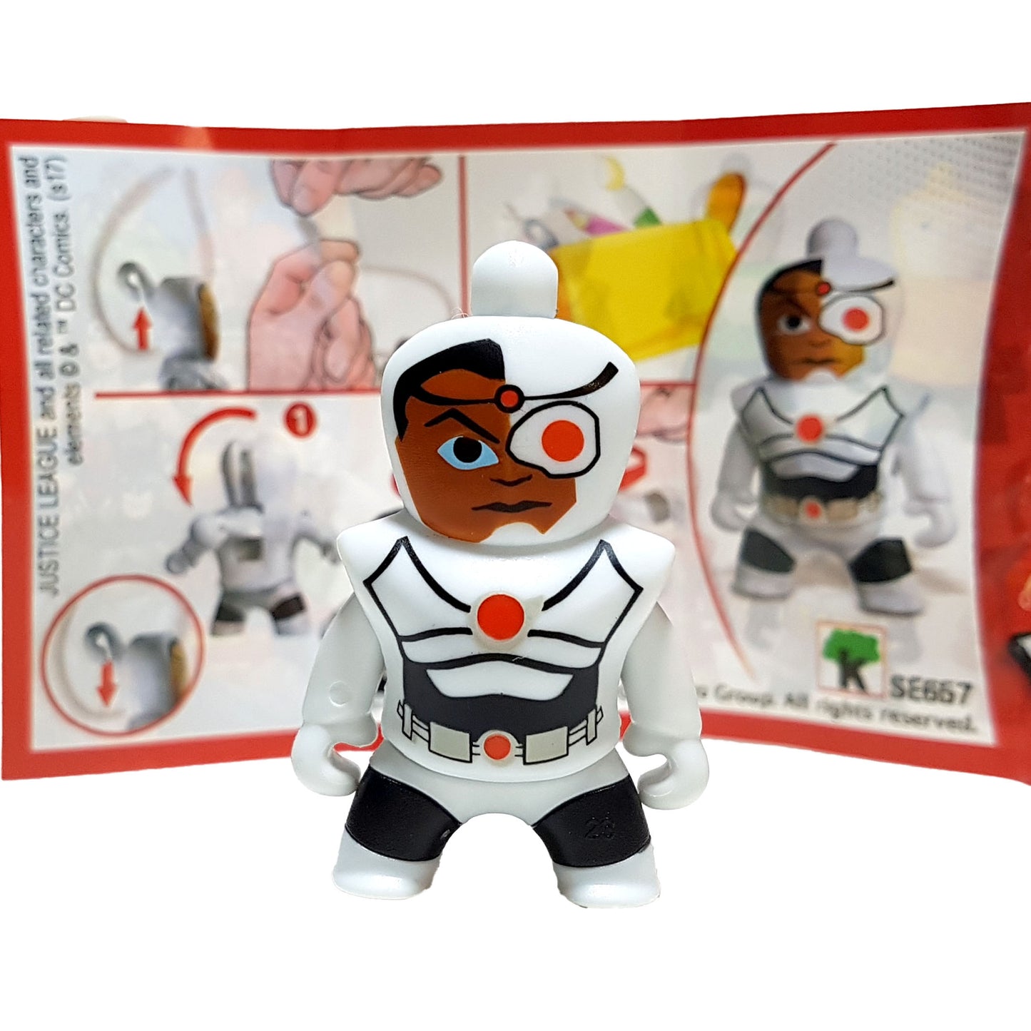 Justice League Kinder Surprise Figures (2018) - Cyborg (SE657)