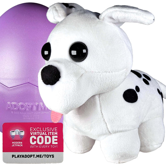 Adopt Me Surprise Plush Pets Series 2 - Dalmatian (Ultra Rare) + Modern Jetpack Code