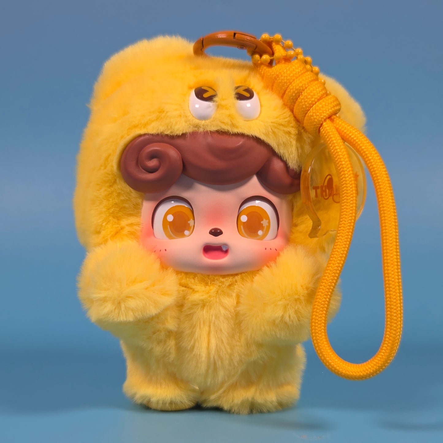 JOTOYS Q.kid Emotional Hairy Monsters Plush Charm - Delight