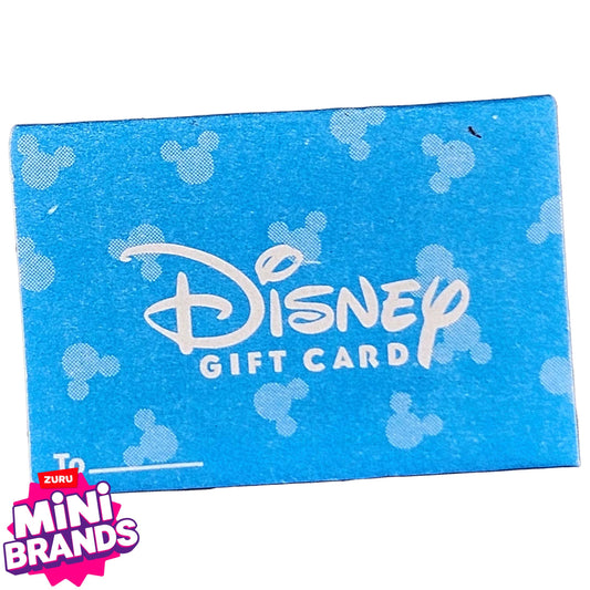 Disney Mini Brands Series 3 Toy Miniatures - Disney Gift Card