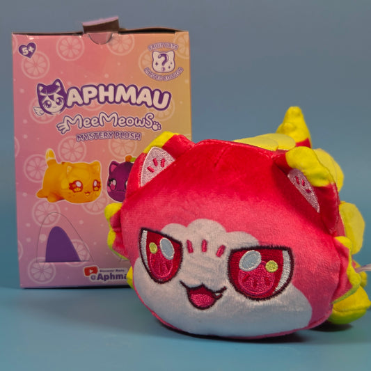 Aphmau MeeMeows Mini Plush Fruit Cats - Dragonfruit (Rare)