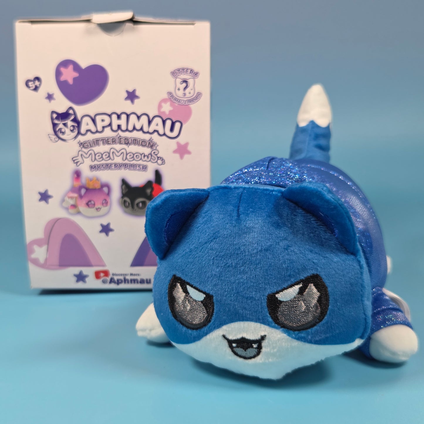 Aphmau MeeMeows Plushie Glitter Litter 6 - Ein Cat