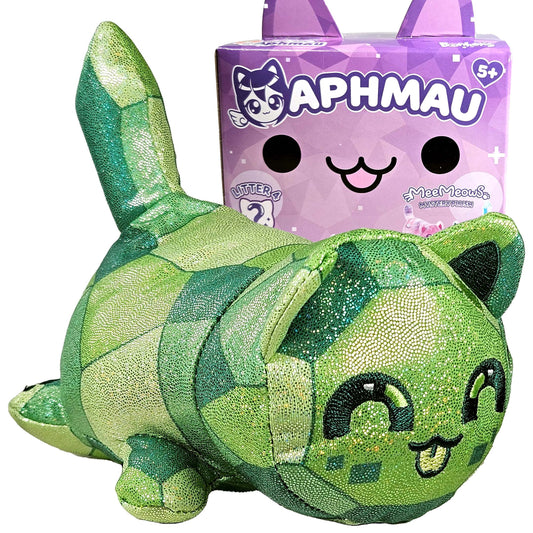 Aphmau MeeMeows Celestial Plushie - Emerald Cat