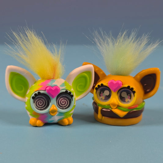 Hasbro Furby Minis - Fast Food Themed Pair inc Burger