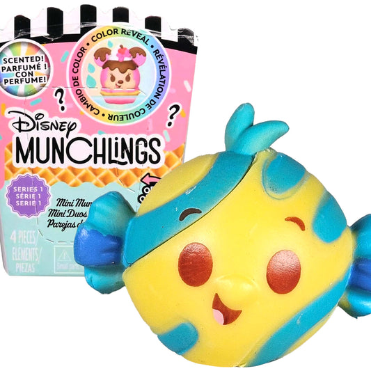 Disney Munchlings Mini Munch Series 1 - Flounder (COMMON) Banana Berry Candy