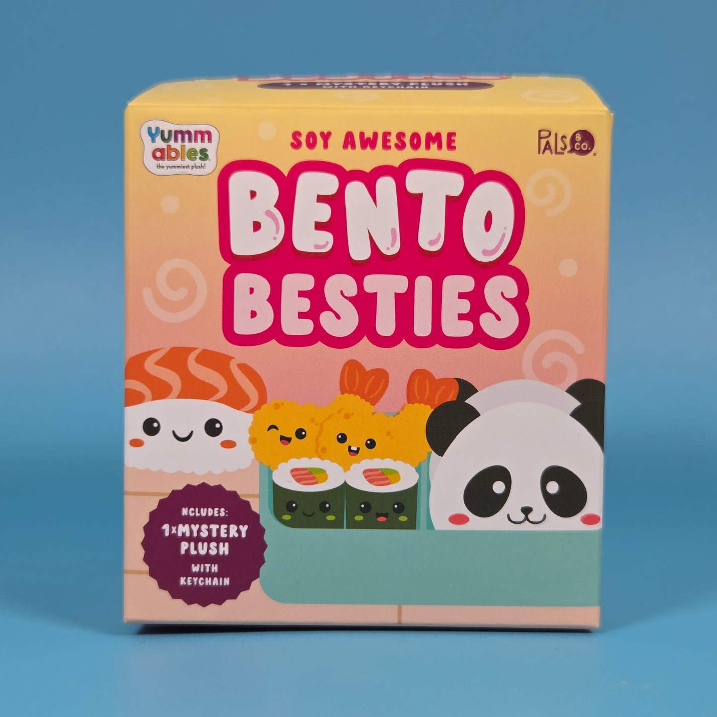 Yummables Bento Besties Plushie Keychain - Fortune Cookie