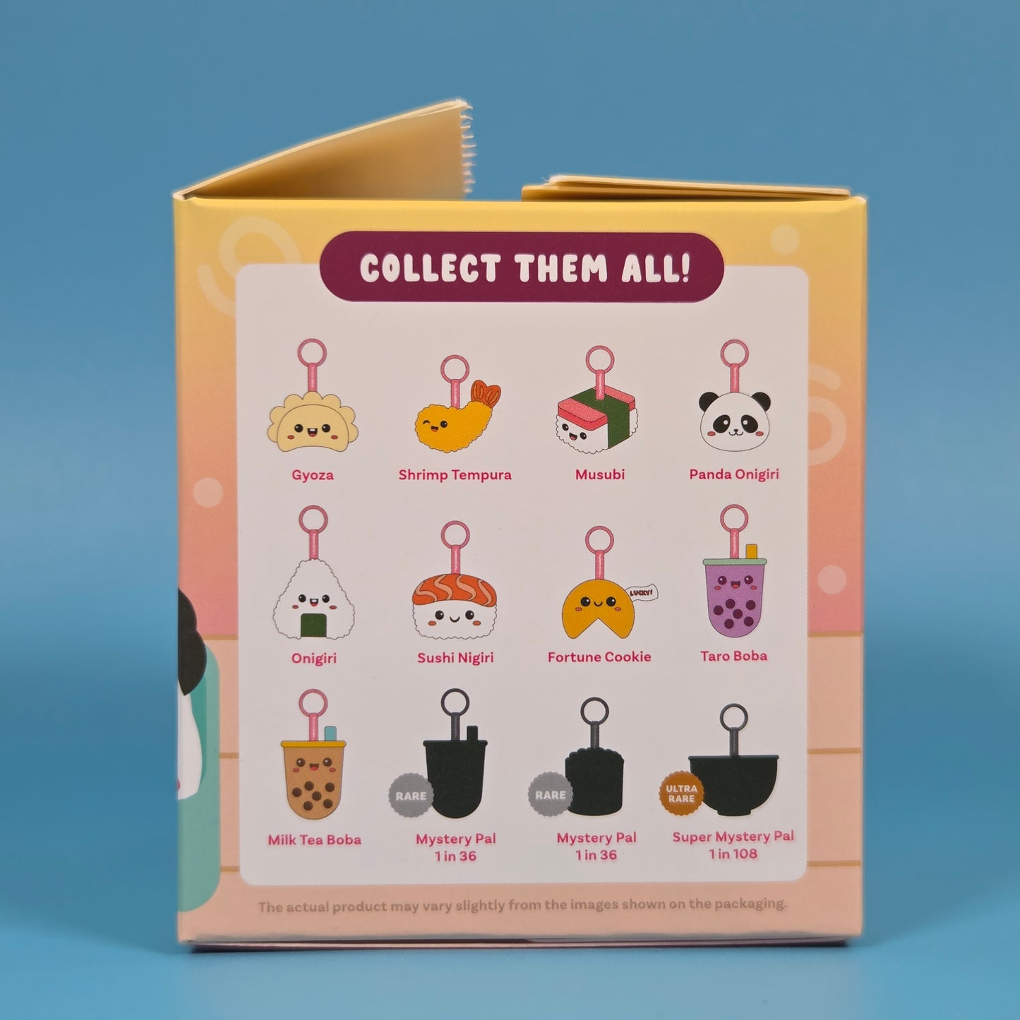 Yummables Bento Besties Plushie Keychain - Fortune Cookie