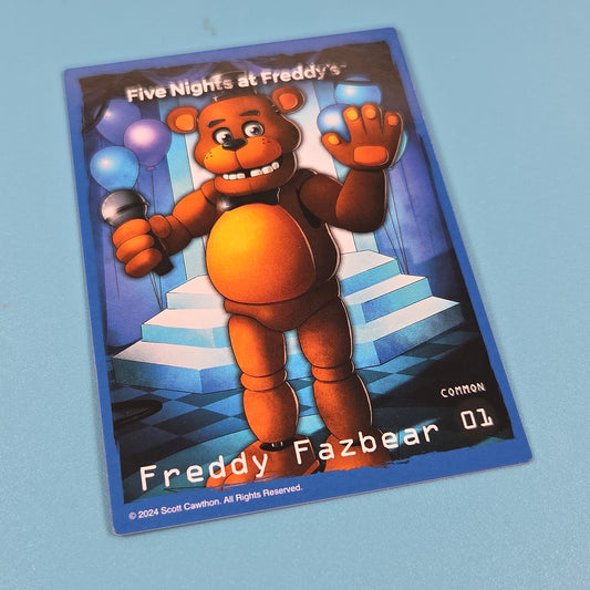 Five Nights at Freddys Faz's Fizzy Station - Freddy Fazbear Card #01