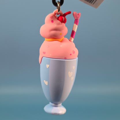 Monogram Care Bears Bag Clip S2 - Friend Bear (Milkshake)