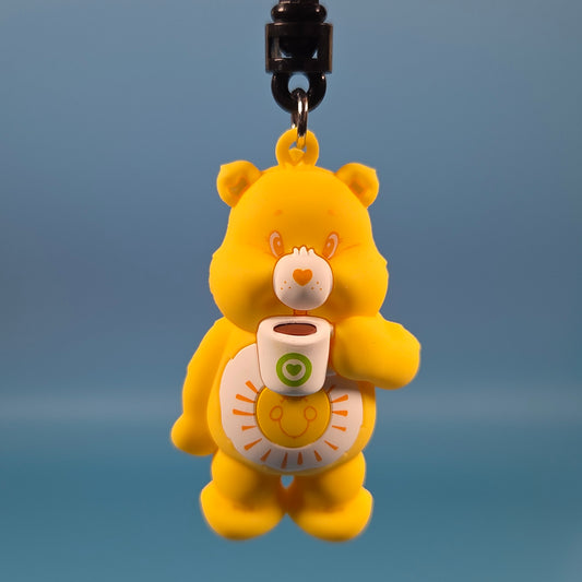 Monogram Care Bears Bag Clip S2 - Funshine Bear (Coffee)