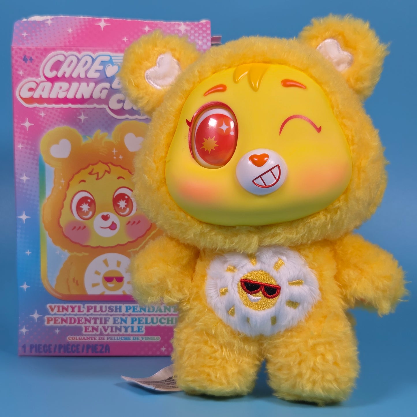 Care Bears Caring Cuties Plush Danglers - Funshine Bear