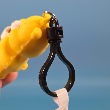 Monogram Care Bears Bag Clip S2 - Funshine Bear (Coffee)