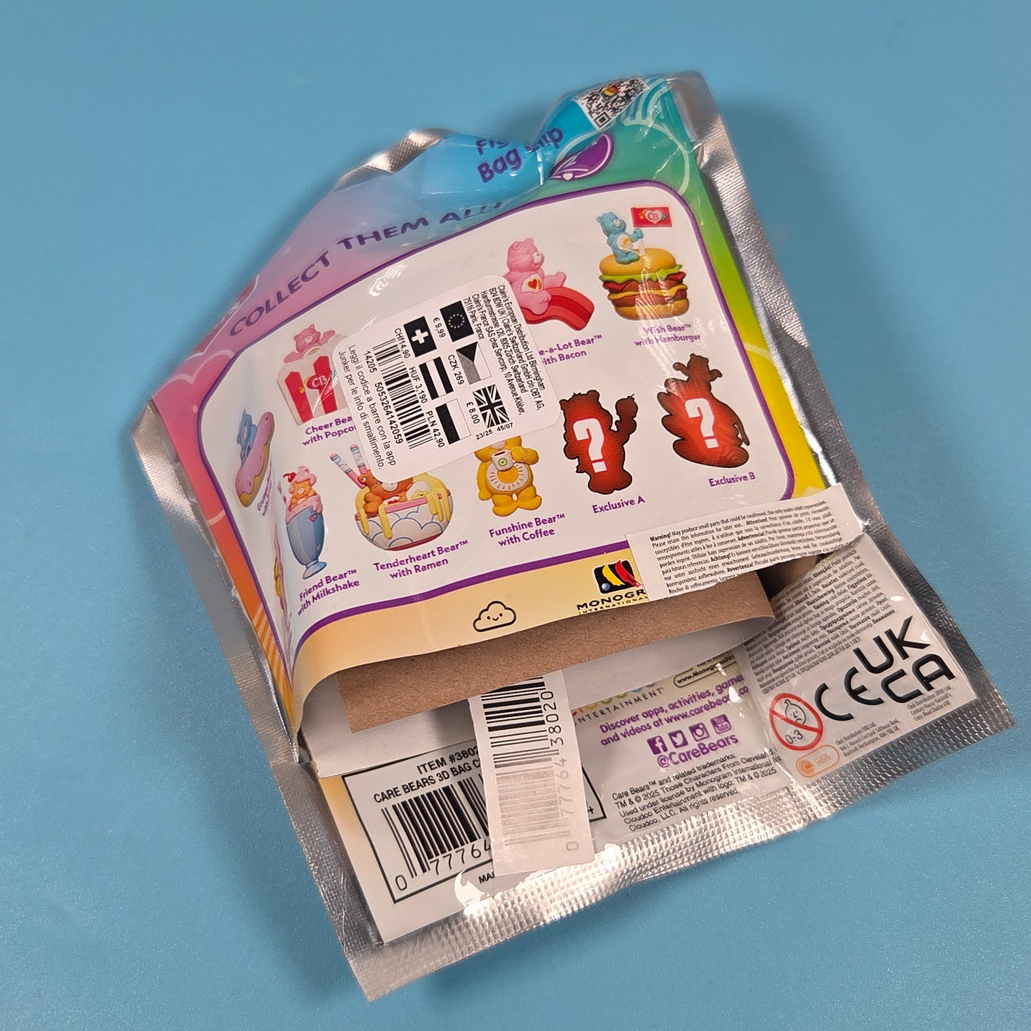 Monogram Care Bears Bag Clip S2 - Funshine Bear (Coffee)